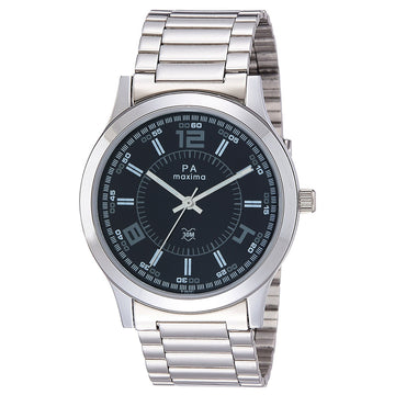 Maxima ATTIVO Men Black Dial Analogue Watch - O-56161CMGI